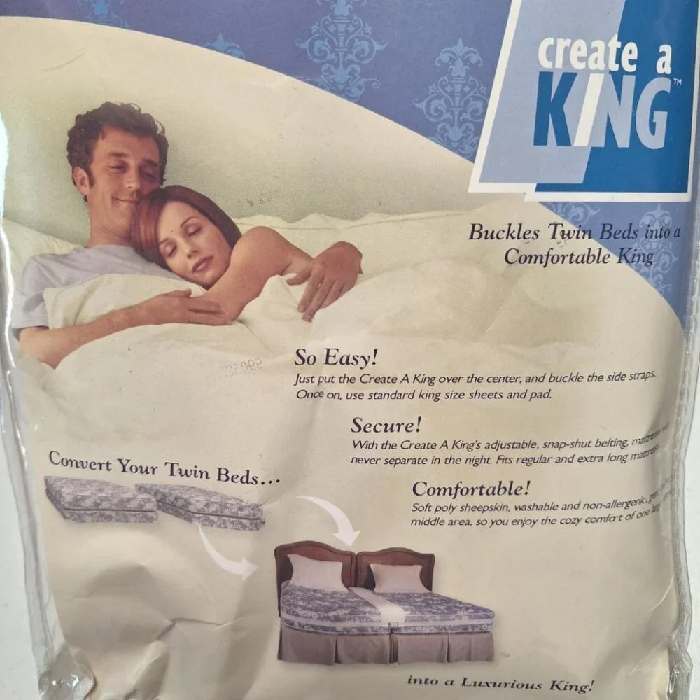 CKI Solutions Create A King Twin Day Bed Converter Comfortable‎ Buckles USA Made